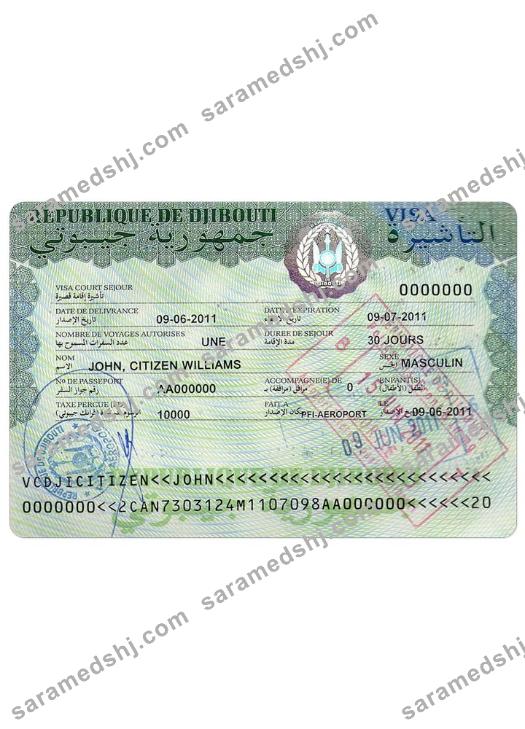 DJIBOUTI visa